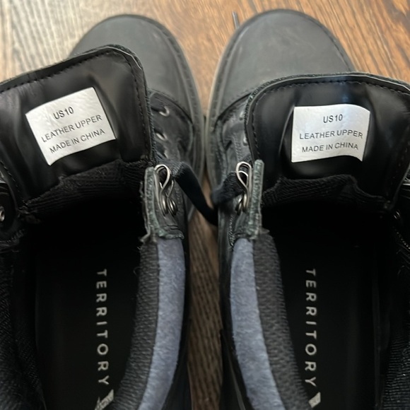 Black high top boots main image 4